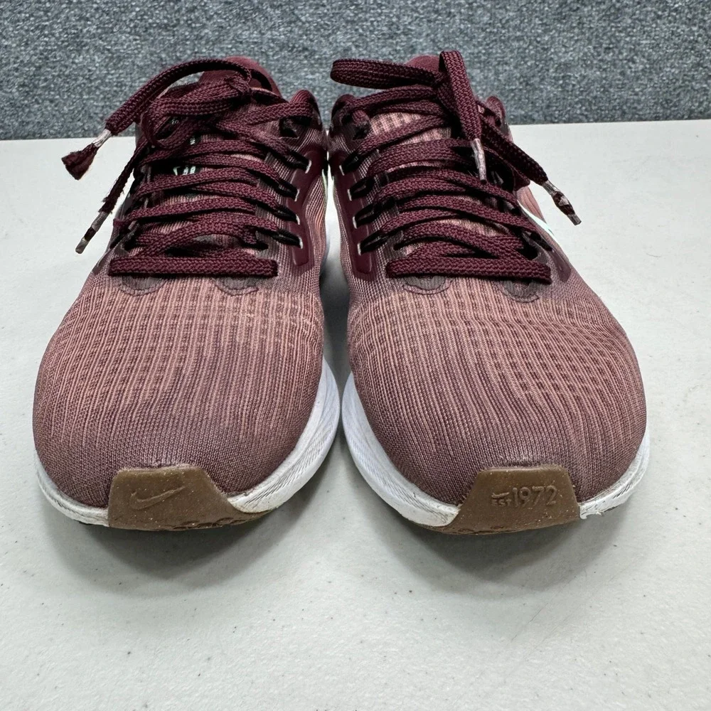 Nike Air Zoom Pegasus 39 Running Shoes Womens 6 Burgundy Mint Athletic